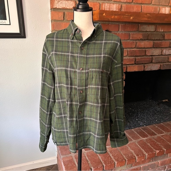 Dairy Boy Hanover Flannel Shirt in Evergreen Plaid Sz M/L - Picture 3 of 9